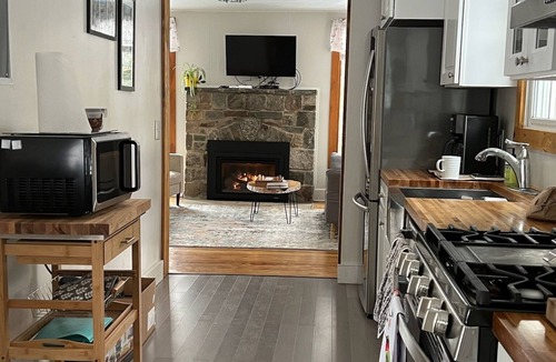 Canadensis Cottage | Private Oasis Awaits ! Hot Tub, Fire Pit, nap in the Hammock under the trees
