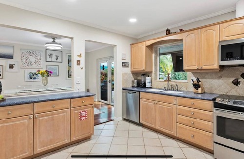 Dania Beach House | Private Oasis with Heated Saltwater Pool and Tropical Backyard