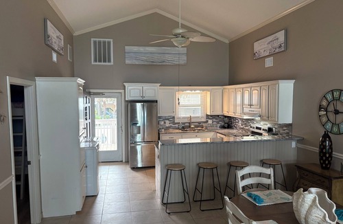 Cherry Grove Beach House | Private, Oceanfront, Cherry Grove, Golf cart included pet friendly, big swim spa