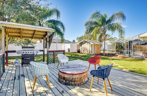 Indian Trails House | Private Outdoor Oasis: Luxe Palm Coast Retreat
