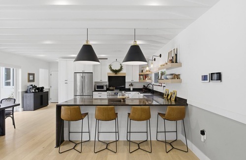 Ludlam House | Private Palm Oasis - Pool, Spa, Fire Pit & Outdoor Kitchen