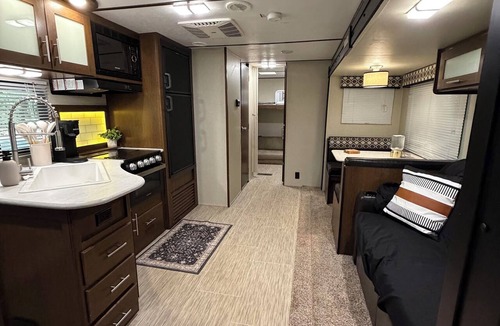 Pike County RV Rental | Private Peaceful Getaway with 2-bedroom Camper on a 5 acre pond