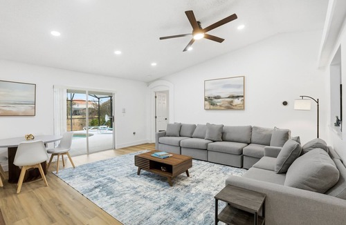 Sunridge Woods House | Private pool, spa, and game room near Disney