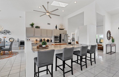 Punta Gorda House | Punta Gorda Isles 3-Bedroom Private Pool Home on Canal with Dock
