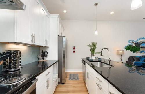 Third Ward House | Queen City's Den Uptown | Luxe Home w/Panther's Murals, & 5-Star Location | Walk to BOA | Sleeps 12
