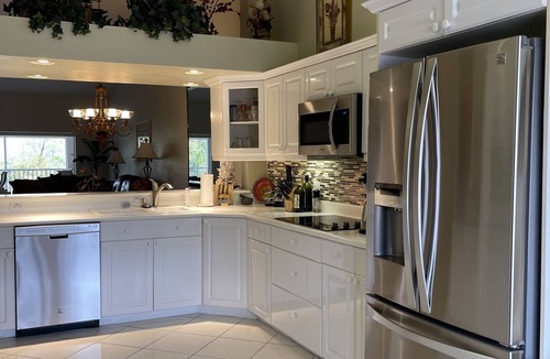 North Naples Condo | Quiet, Lake & Preserve View, Gated, Beach 7 Minutes, Large Community Pool Area