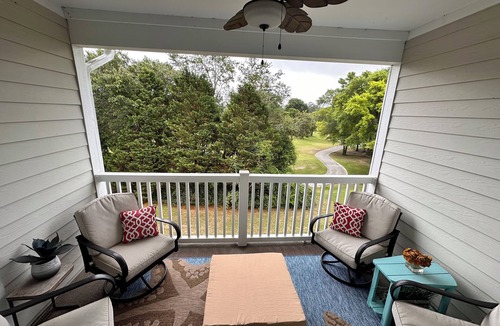 North Myrtle Beach Condo | Quiet top floor condo in Barefoot Resort, 4 top courses, minutes from the beach