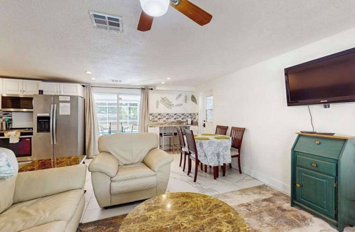 Port Charlotte House | Relax, Swim & Explore! A Dog-Friendly Private Pool Retreat Close to Everything!