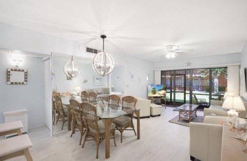 Marco Island House | Relaxing condo with two pools and steps to beach