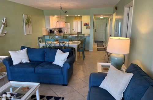Cocoa Beach Condo | Remodeled! Granite! Sandcastles 2 BR Direct Space Coast OCEANVIEW 704!