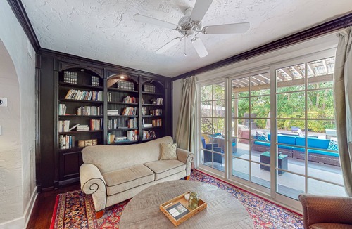 Riviera Beach House | Renovated historic home with large pool, grill, enclosed yard, & gourmet kitchen