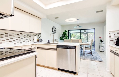 Fairway Village House | Renovated Home with Workspace | Sunroom | Outdoor Dining and Pool Access | Extended Stays Welcome!