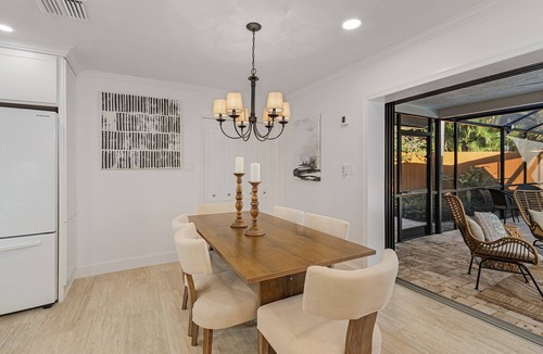 Moorings Villa | Renovated Villa less than 1 mile to beach with Pool & Spa! Dog Friendly!