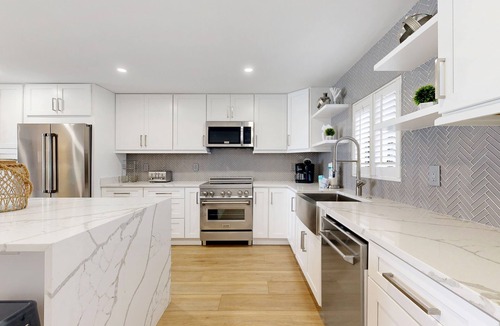 Miramar Beach Condo | Renovated waterfront condo with Gulf views, balcony & outdoor pool