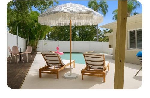 Largo House | Resort Backyard Heated Pool Spa Arcade Movies
