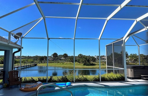 Painters Hill House | Resort-Style Living:Beautiful Beach Home with heated saltwater pool and hot tub