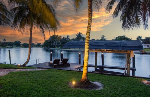 Lake Clarke Shores House | Resort-style sophisticated lakefront pool home!