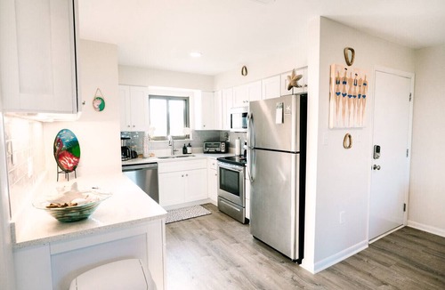 Tybee Island Apartment | Resort views - Huge Balcony - Steps to the beach!
