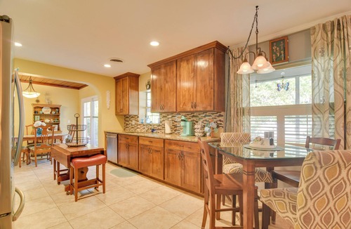 New Port Richey House | Riverfront Getaway w/Hot Tub & Game Room!