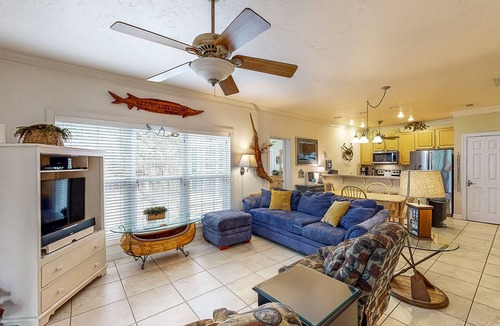 Bell House | Riverfront home with screened porch, shared dock