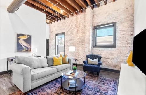 Downtown St. Louis Apartment | Riverfront Loft - Arch, Convention Center, Casino