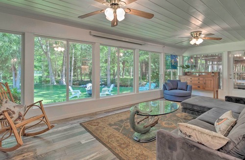 Citrus Springs House | Riverside Dunnellon Home w/ Hot Tub & Kayaks!