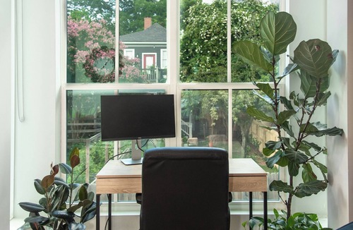 Old Fourth Ward House | Rooftop City Views + Firepit BeltLine Access 3BR Townhome Private Garage