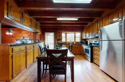 Ranger House | Roomy, three-story mountain home with two full kitchens, game rooms, & AC