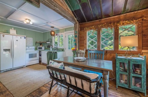 Mill Spring Cottage | Rustic Cottage in the Woods Close to Tryon Equestrian Center