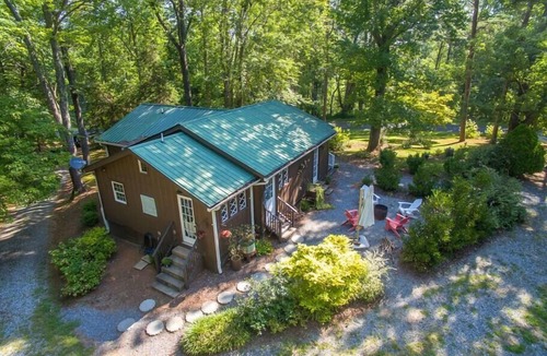 Mill Spring Cottage | Rustic Cottage in the Woods Close to Tryon Equestrian Center