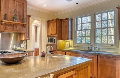 Highlands Cabin | Rustic Elegance. Three Fireplaces. A Crown Jewel of a Screened Porch | Sagee Woods