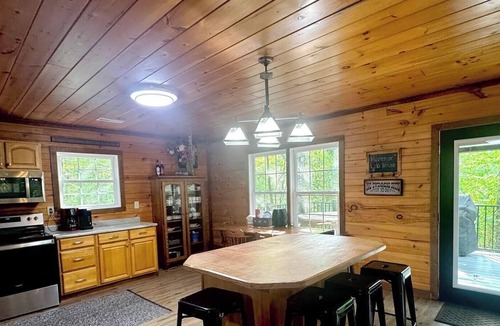 Big Creek House | Rustic Retreat - Scenic 4‑BR with Lake Views, Decks, Private Dock, Kayaks, Canoe