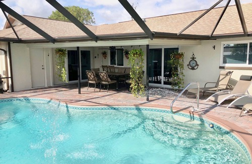 Fort Myers House | Sailboat Gulf Access Heated Pool Home with 3 bedrooms and 2 baths