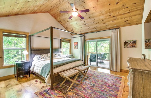 Deer Run Cabin | Sapphire Valley Resort Cabin w/Fireplaces + Grill
