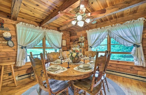 Highlands House | Scenic Creekside Cabin w/Wraparound Porch!