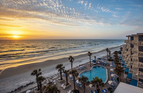 Daytona Beach Shores Hotel | Seafront Double | The Shores | Oceanfront views, firepits | 2 Units
