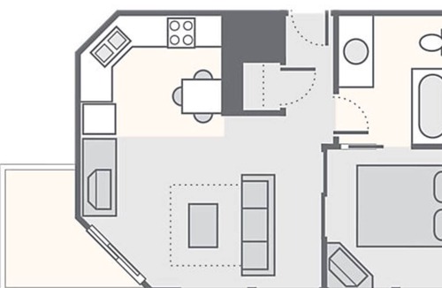 Downtown Myrtle Beach Resort | SeaGlass Tower resort - 1 bedroom, full kitchen - located on Myrtle Beach