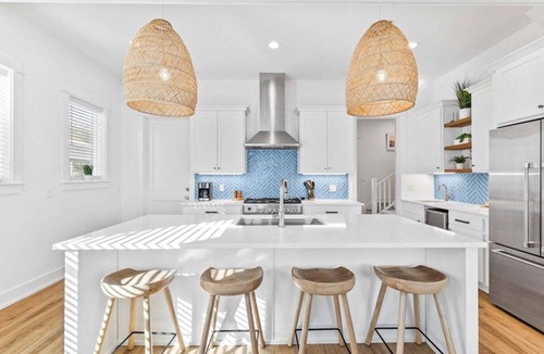 Village of Sugar Beach House | Seagrove Beach Charmer! Private Pool, 4 Bikes, & LSV Included!