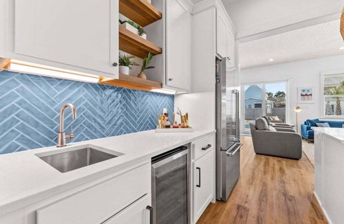 Village of Sugar Beach House | Seagrove Beach Charmer! Private Pool, 4 Bikes, & LSV Included!