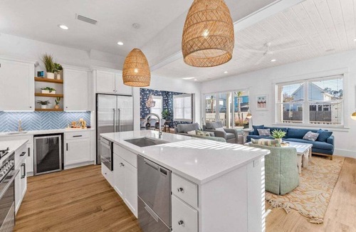 Village of Sugar Beach House | Seagrove Beach Charmer! Private Pool, 4 Bikes, & LSV Included!