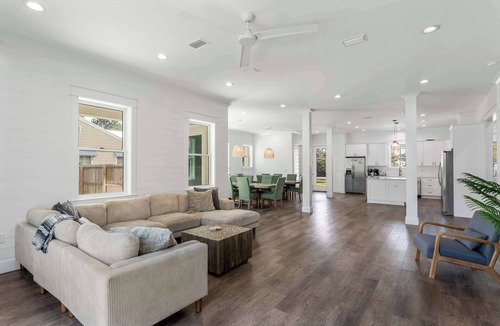 Seagrove Beach House | Seagrove Palace with Pool Waterfall, Walk to Beach