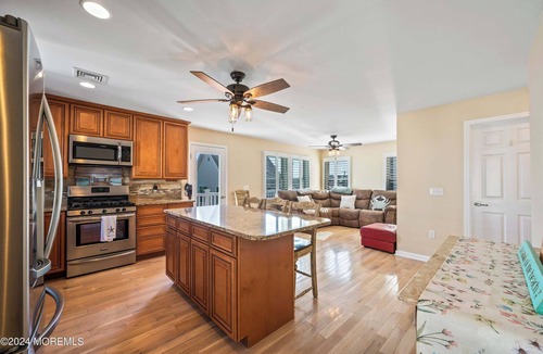 Ortley Beach House | Seas the Moment - 1 Blk to Ortley Beach - Private Balcony & Patio - 6 Bed, 3 BR