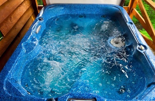 Turtletown Cabin | Secluded 1BR Cabin with Hot Tub, Wifi and Private Koi Pond