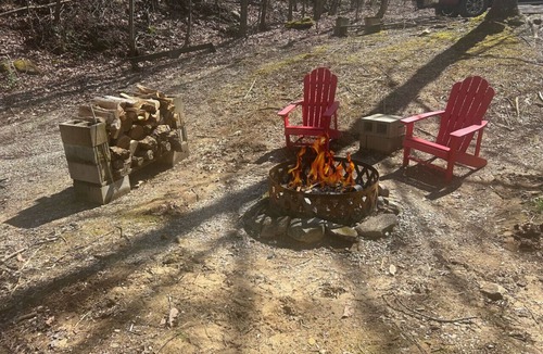 Turtletown Cabin | Secluded 1BR Cabin with Hot Tub, Wifi and Private Koi Pond