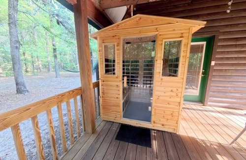 Morrilton Cabin | Secluded A-Frame Cabin w/Sauna+Pool Table+ Fire Pit on Petit Jean Mountain