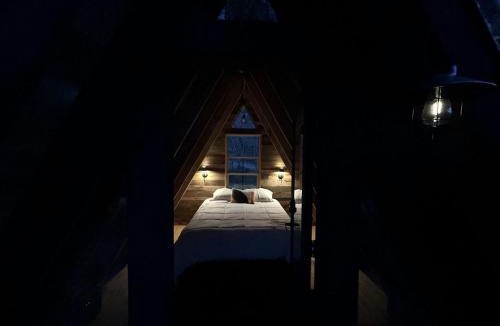 Zirconia Ski Chalet | Secluded Off-Grid Cabin Retreat with Fire Pit & Sauna in Zirconia, North Carolina