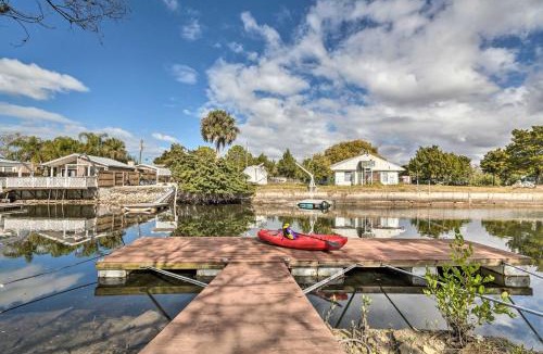 Cape Cay House | Serene Hudson Home on Canal with Direct Gulf Access