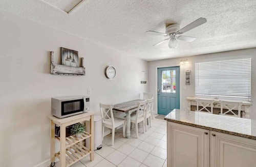 Ilexhurst Apartment | Serene oceanfront suite with Gulf view, grill, patio, central AC, & WD