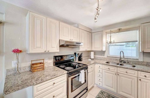Ilexhurst Apartment | Serene oceanfront suite with Gulf view, grill, patio, central AC, & WD