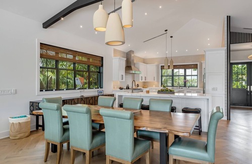 New Town House | SERENITY ON SUNRISE~Canal Front 5 BR/5.5 Ba New Town Home w/Pool & Dockage!